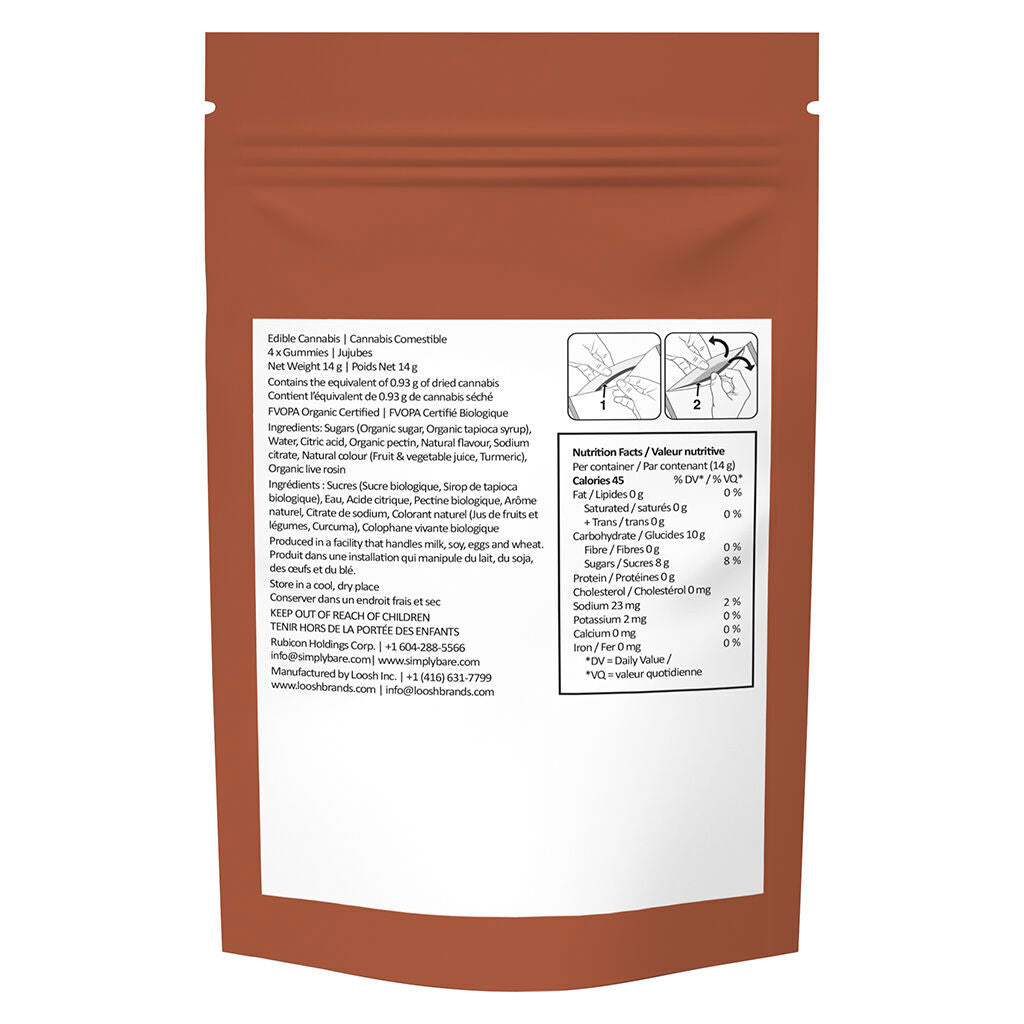 Hollywood Mac Organic Live Rosin Gummies - 