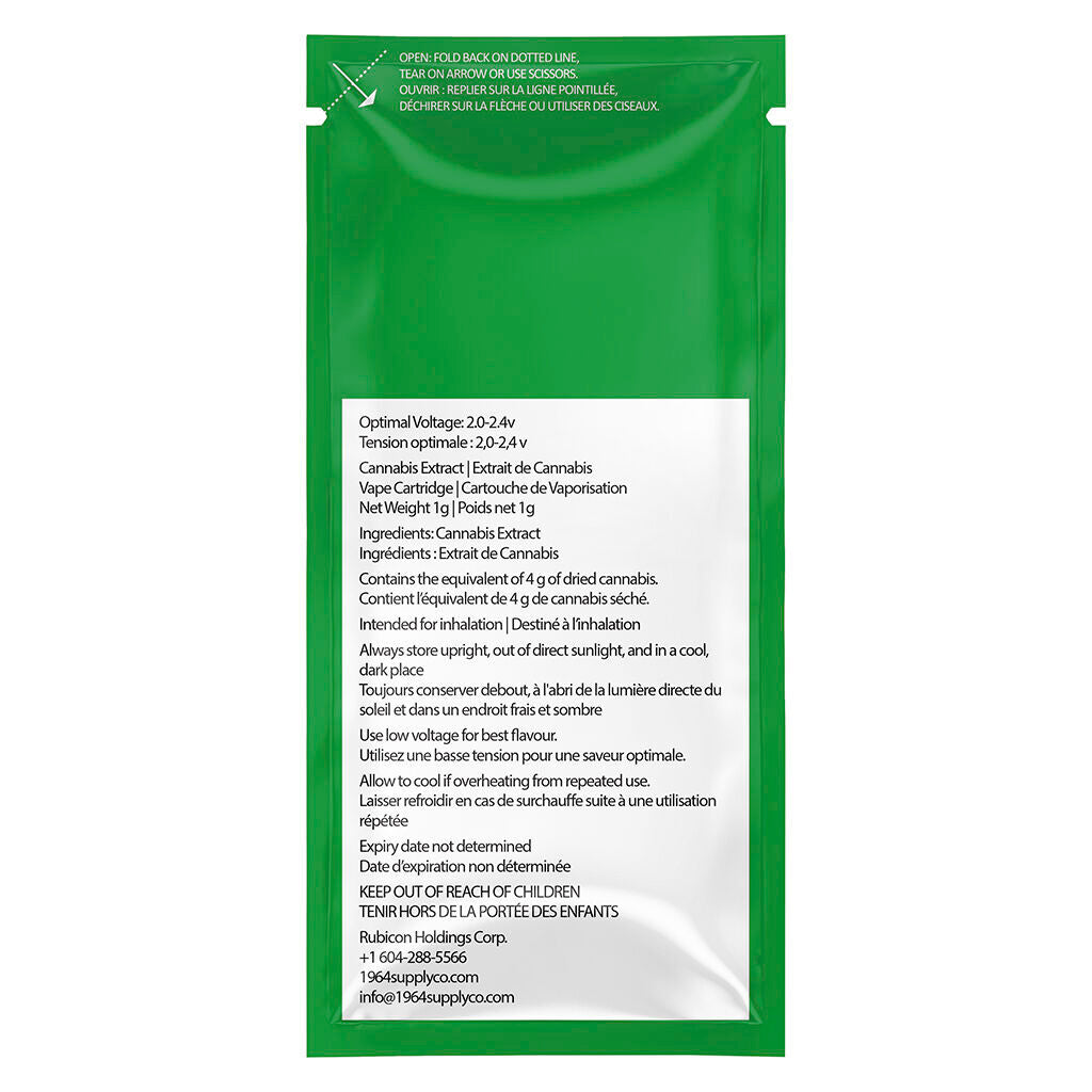 Lemon Diesel FSE Resin 510 Thread Cartridge - 