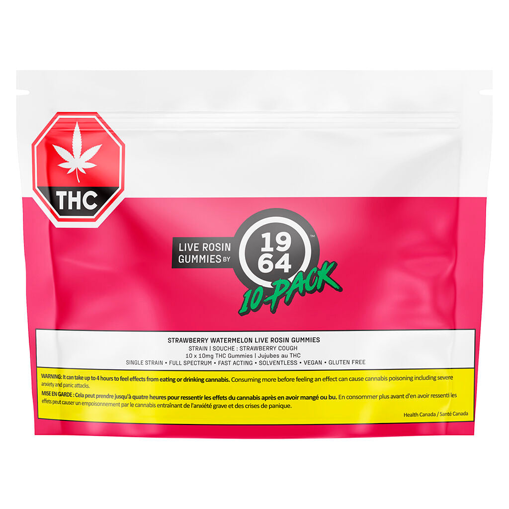 Strawberry Watermelon Live Rosin Gummies - 