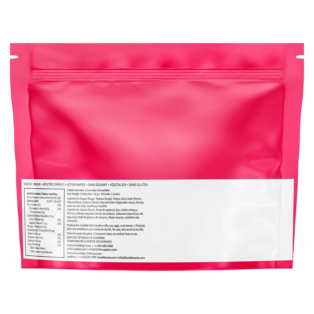 Strawberry Watermelon Live Rosin Gummies - 