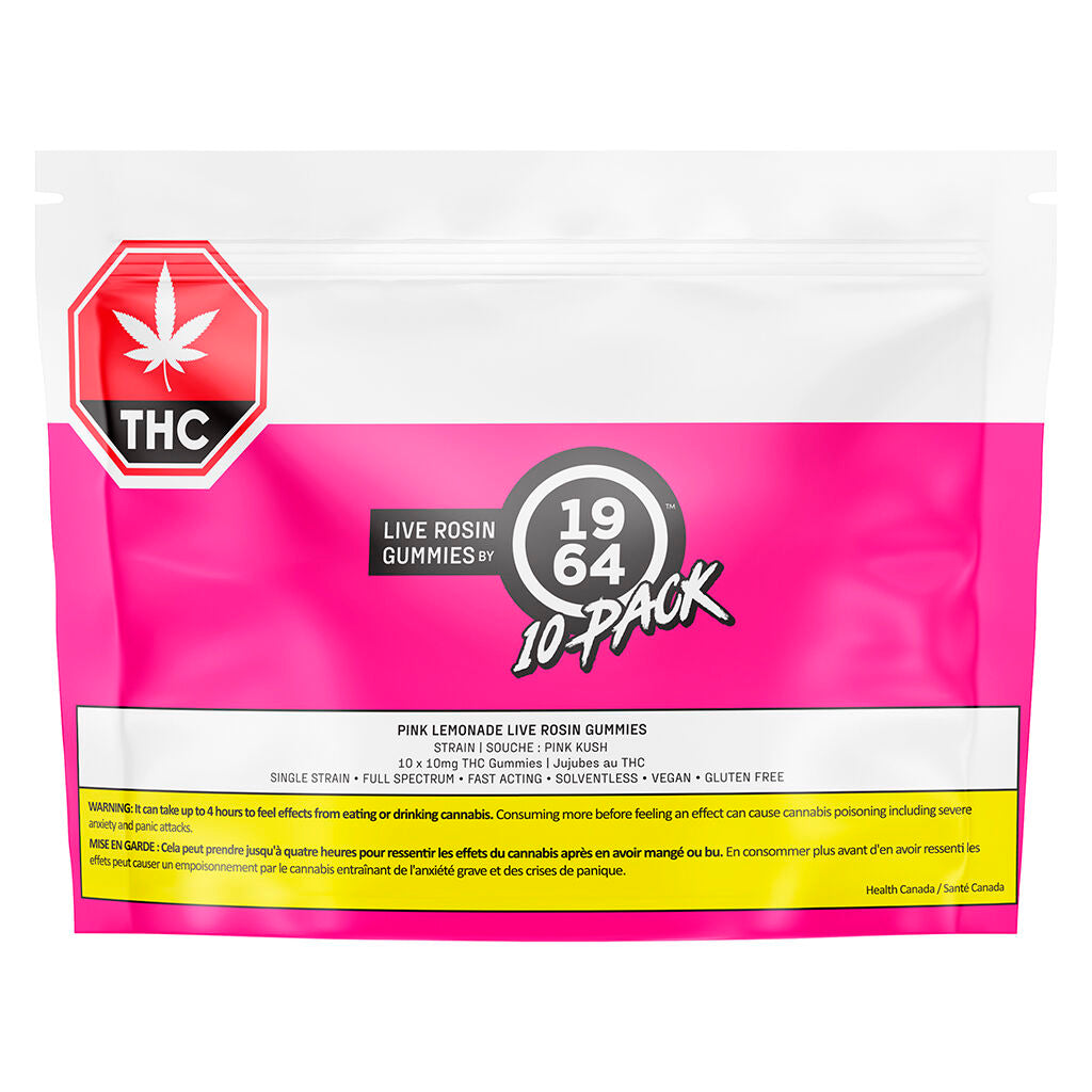 Pink Lemonade Live Rosin Gummies