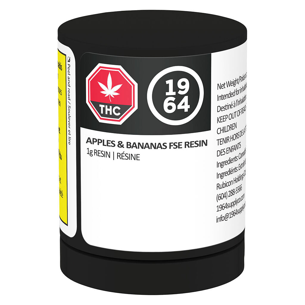 Résine d'extrait à spectre complet Apples & Bananas
