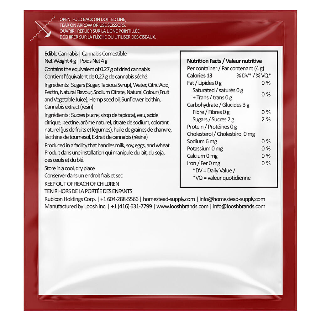 Triple Berry Indica Resin Gummy - 