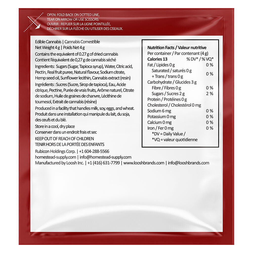 Cherry Sativa Resin Gummy - 