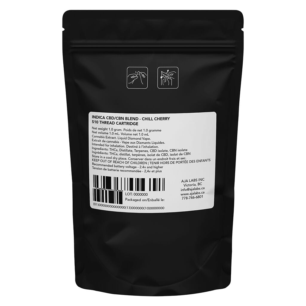 Indica CBD/CBN Blend - Chill Cherry 510 Thread Cartridge - 