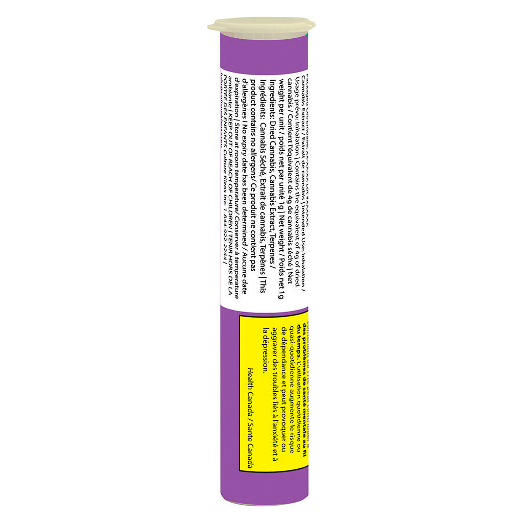 Préroulé doublement infusé Grape Gotti