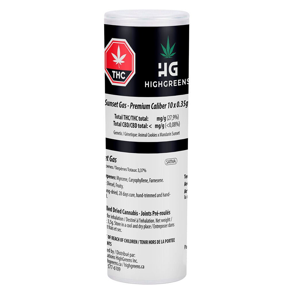 Sunset Gas - Premium Caliber Pre-Roll | Ontario Cannabis Store
