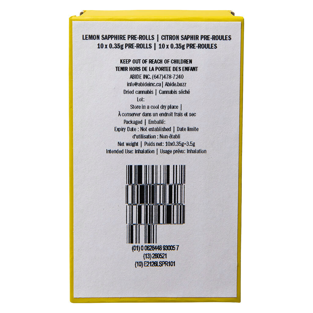 Lemon Sapphire Pre-Roll - 