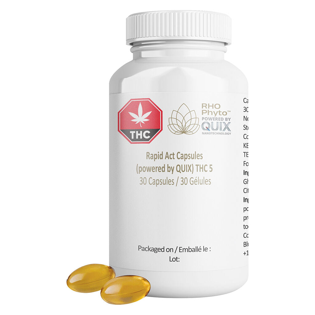 Capsules Action Rapide (élaborées par QUIX) 25 CBG