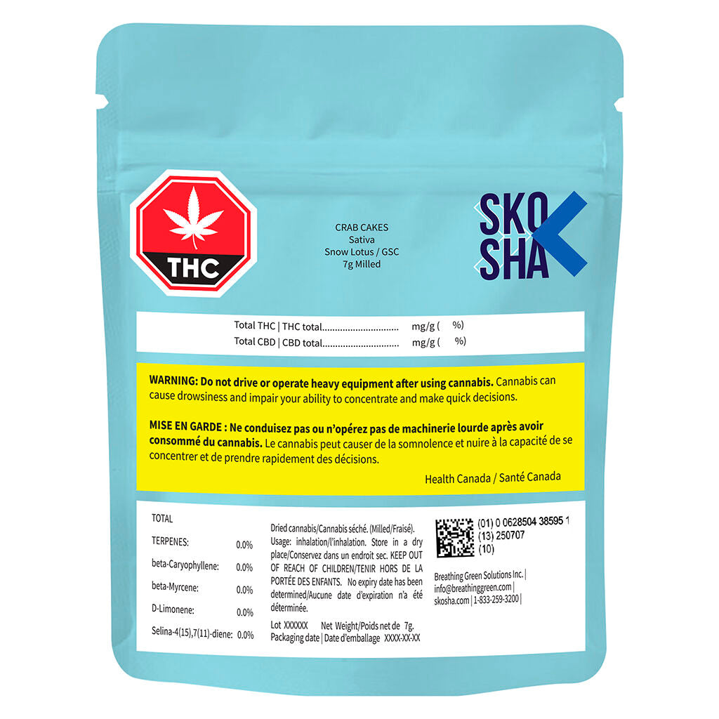 Crab Cakes Premium Milled Flower