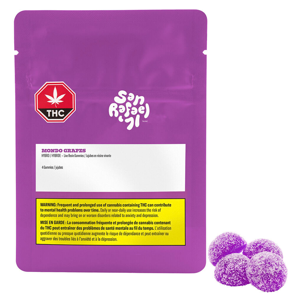 Mondo Grapes Live Resin Soft Chews - 