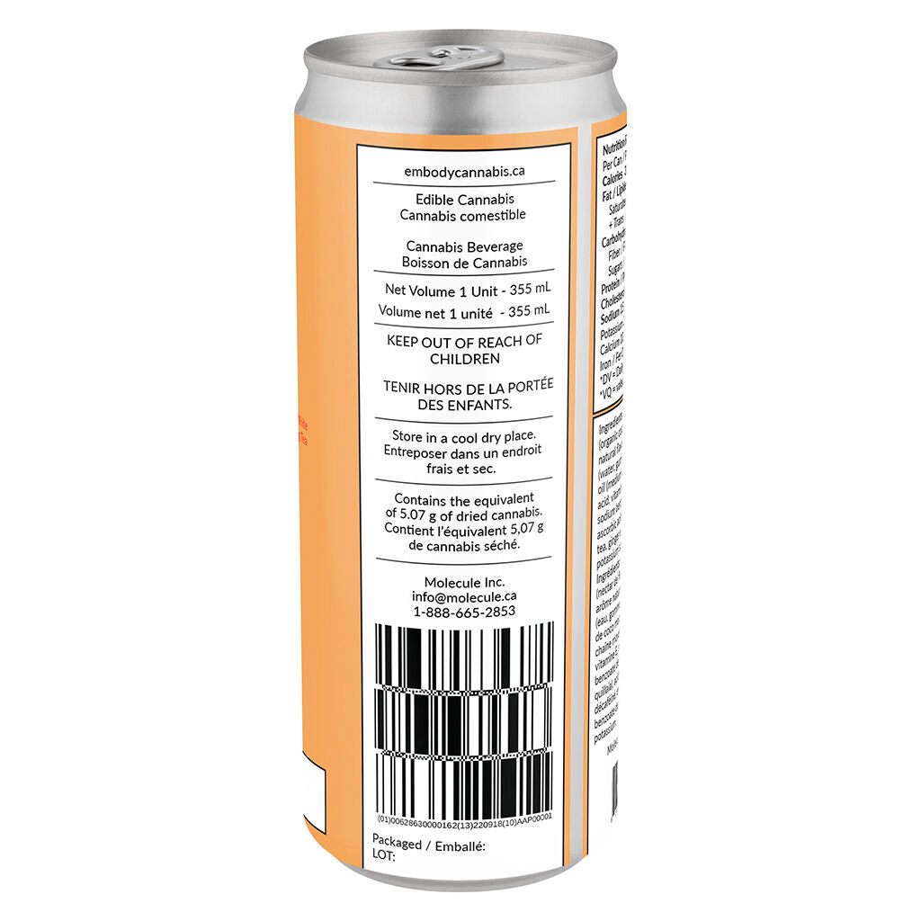 Peach + Ginger White Sparkling Tea - 