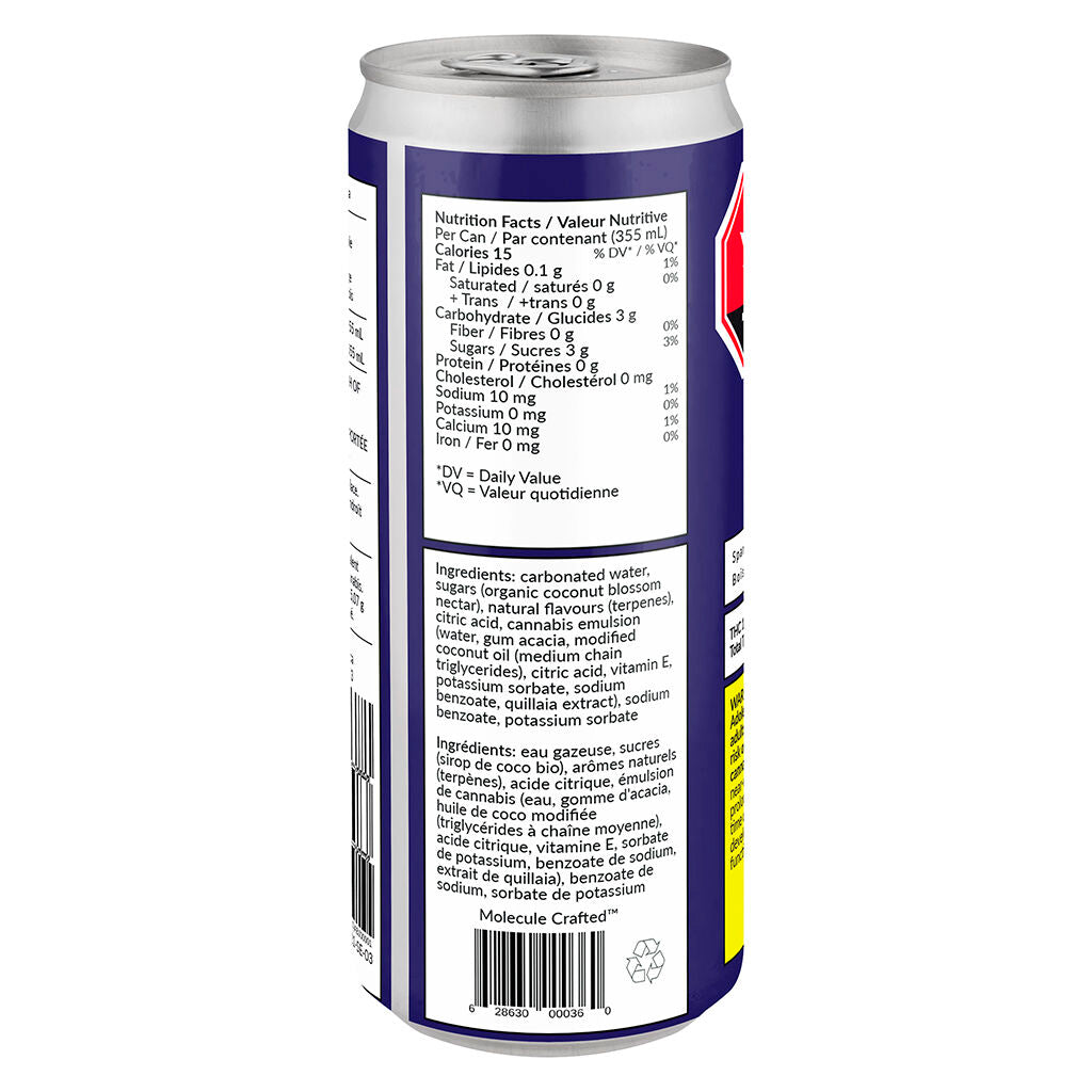 Blackberry Kush Sparkling Water - 