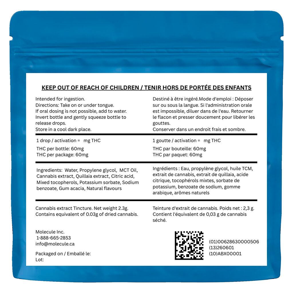 Blue Raspberry THC Drops - 