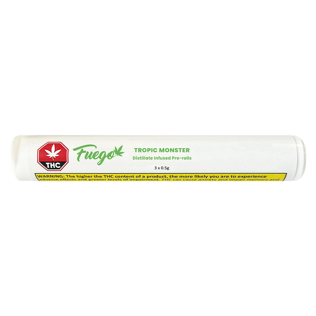 Tropic Monster Distillate Infused Pre-Roll - 