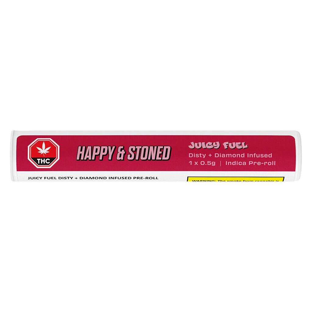 Juicy Fuel Disty+Diamonds Infused Pre-roll - 