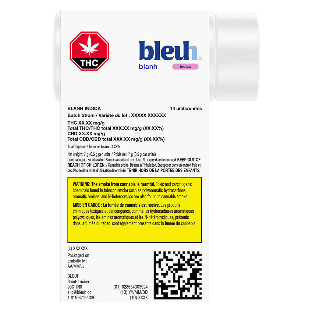 Blanh Indica Pre-Roll - 