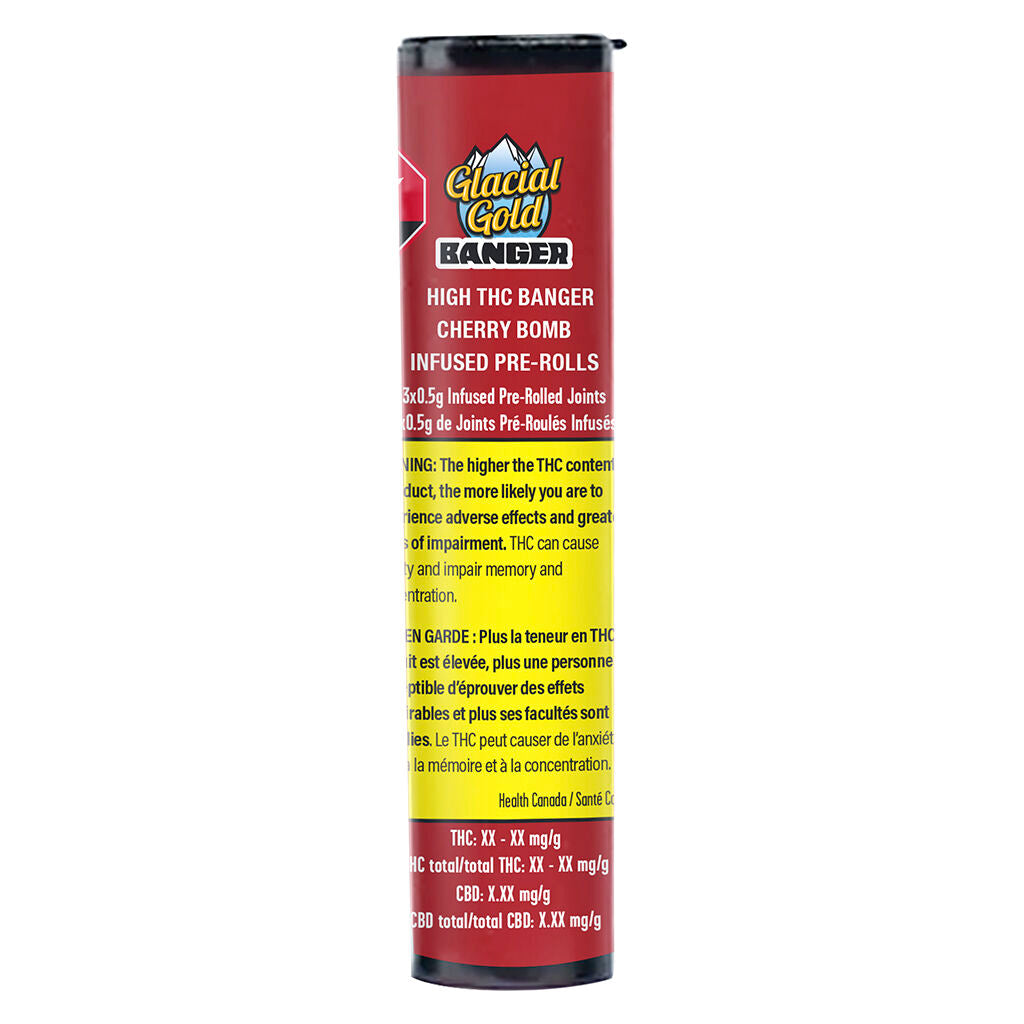HIGH THC Banger Cherry Bomb Infused Pre-Roll - 