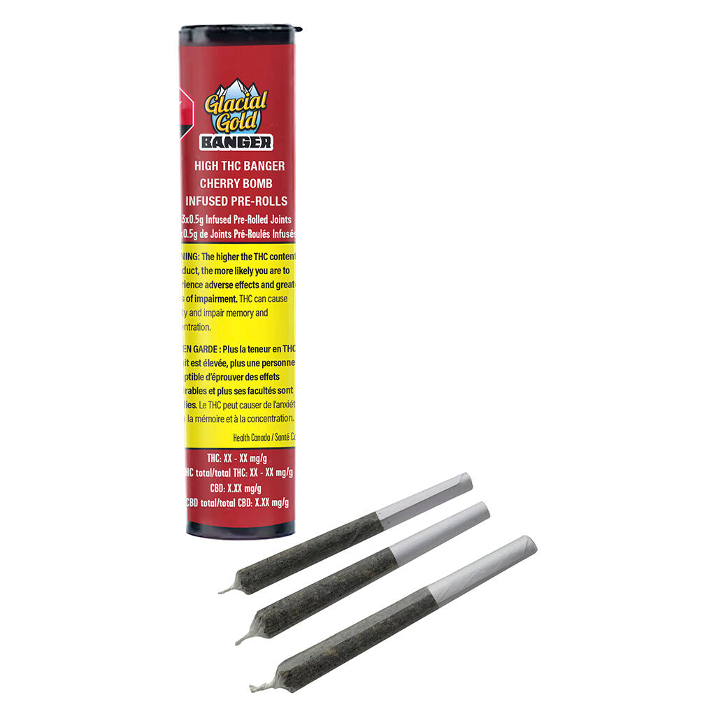 HIGH THC Banger Cherry Bomb Infused Pre-Roll - 