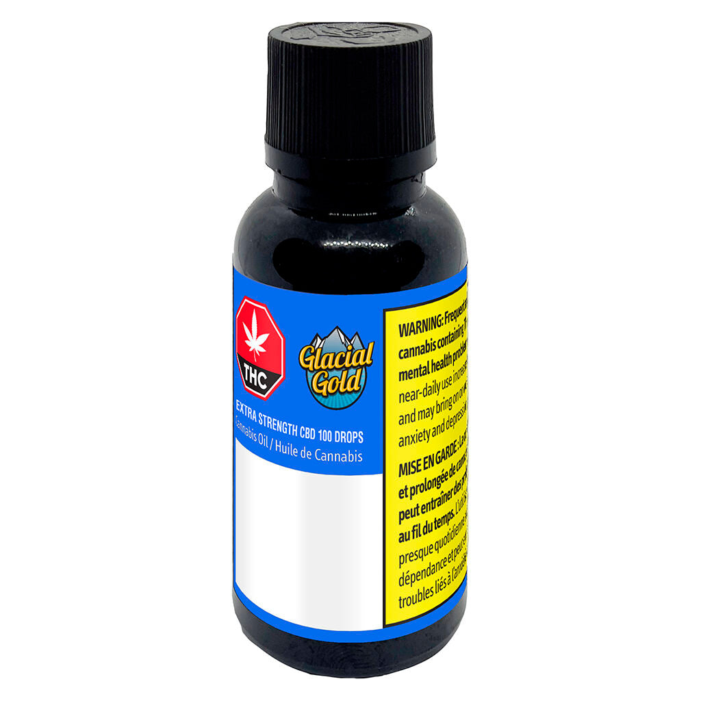 Extra Strength CBD 100 Drops - 