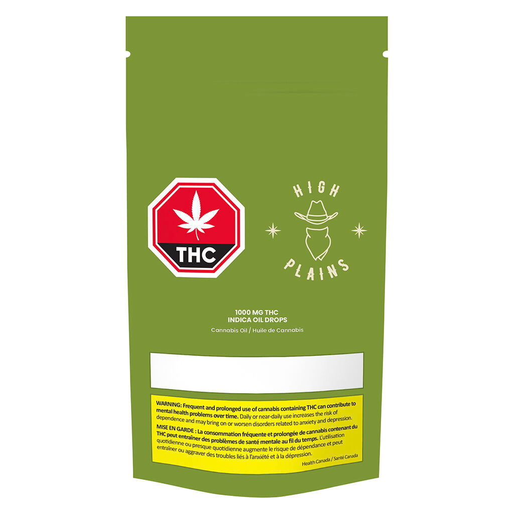 1000mg THC Indica Oil Drops