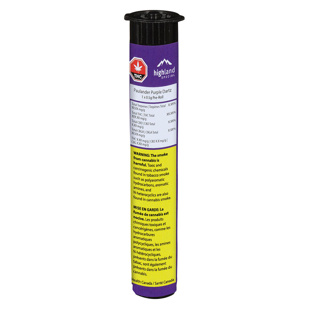 Paulander Purple Dartz Pre-Roll - 