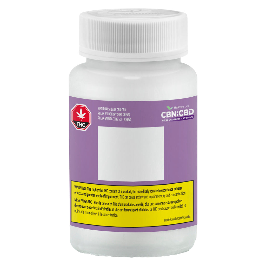 CBN:CBD Relax Wildberry Soft Chew - 