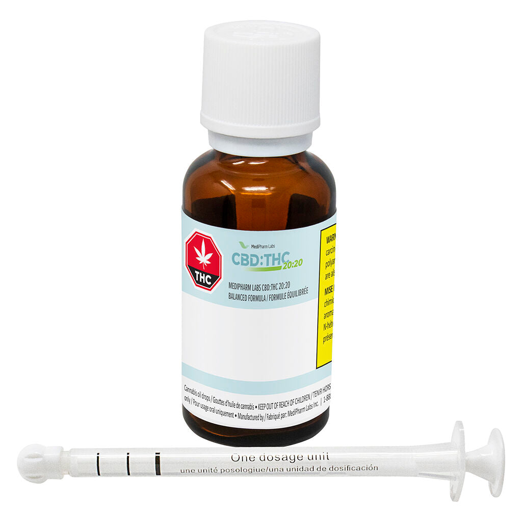 CBD:THC 20:20 Balanced Formula - 