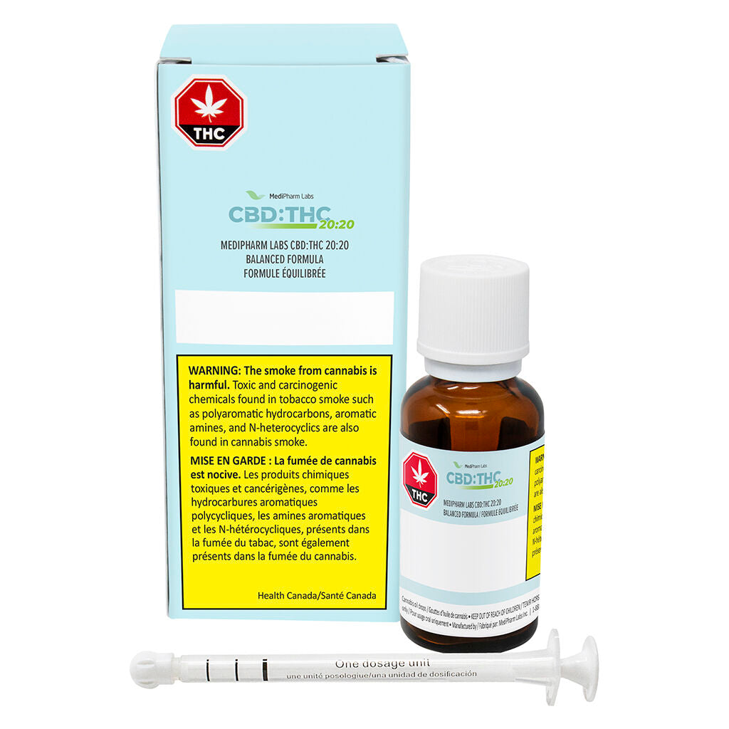 CBD:THC 20:20 Balanced Formula