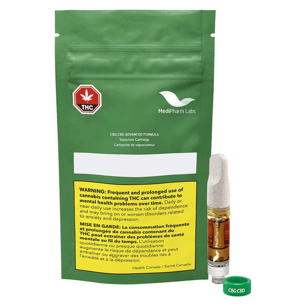 CBG:CBD Advanced Formula 510 Thread Cartridge - 