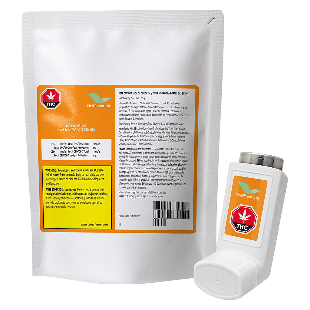 Shake & Puff Rapid THC Inhaler - 