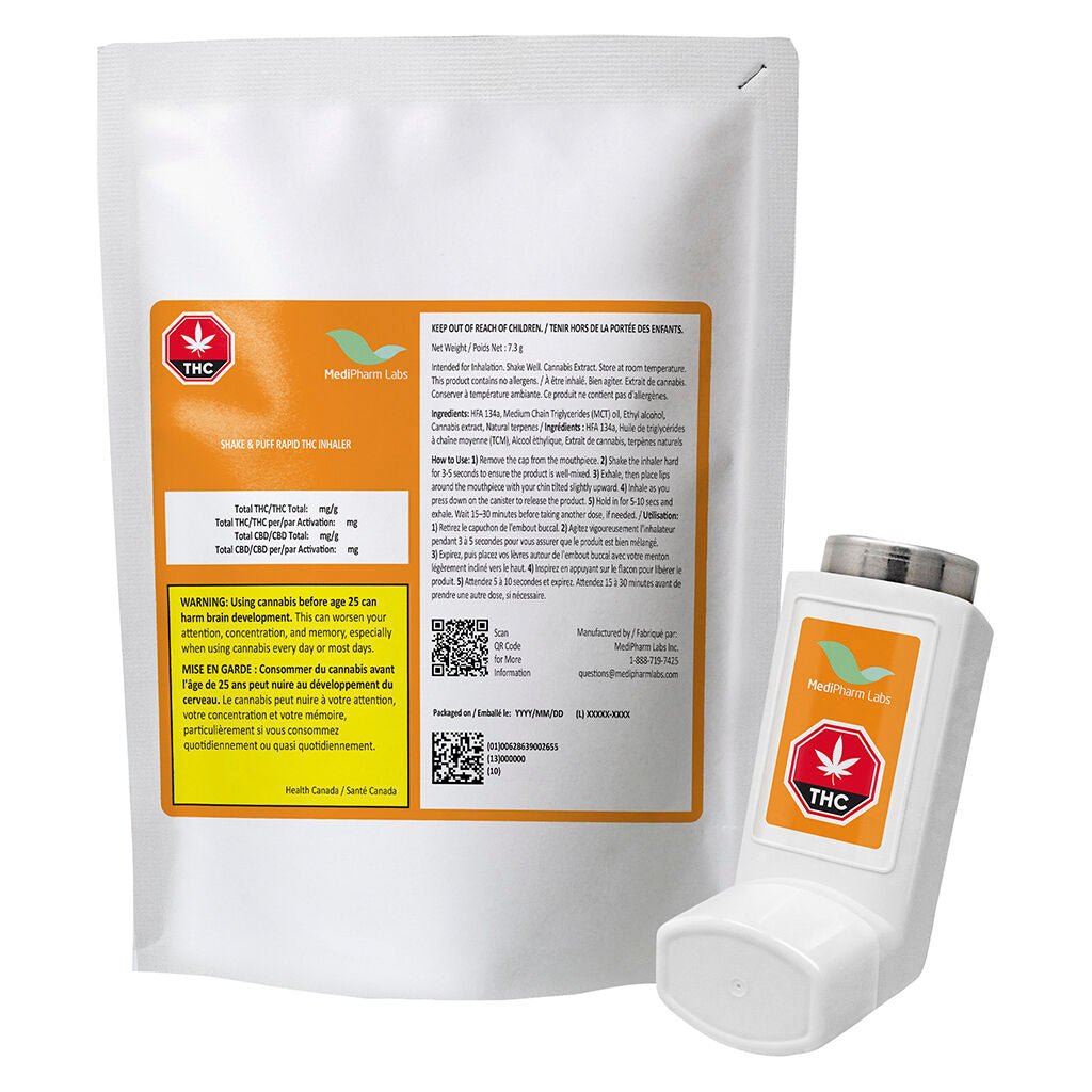 Shake & Puff Rapid THC Inhaler