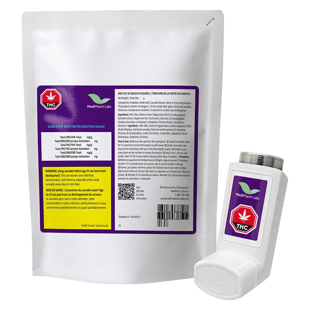 Shake & Puff Rapid CBN:THC Nighttime Inhaler