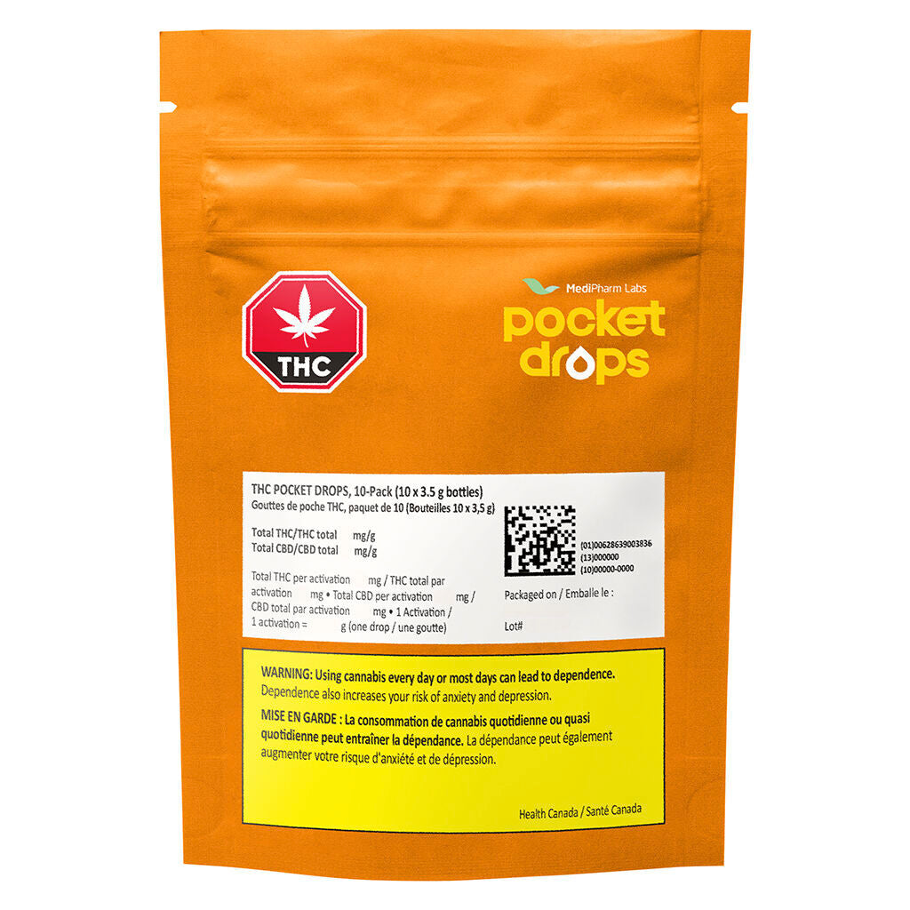 THC Pocket Drops 1000 (10 x 100mg) - 