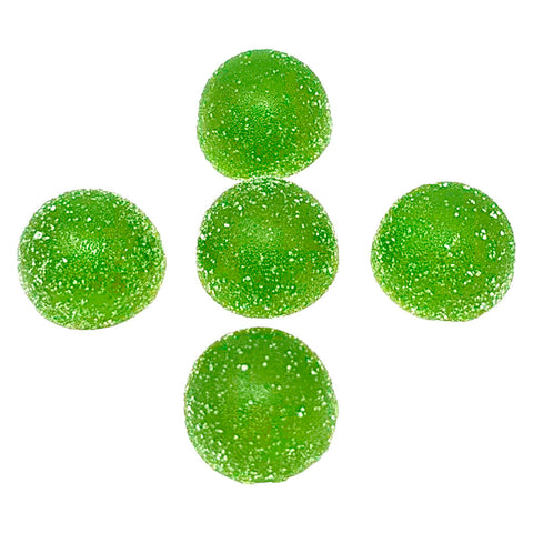 Photo THC:CBD 1:1 Alien Apple Gummies