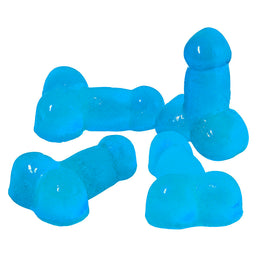 Photo Blue Raspberry Penis Gummies