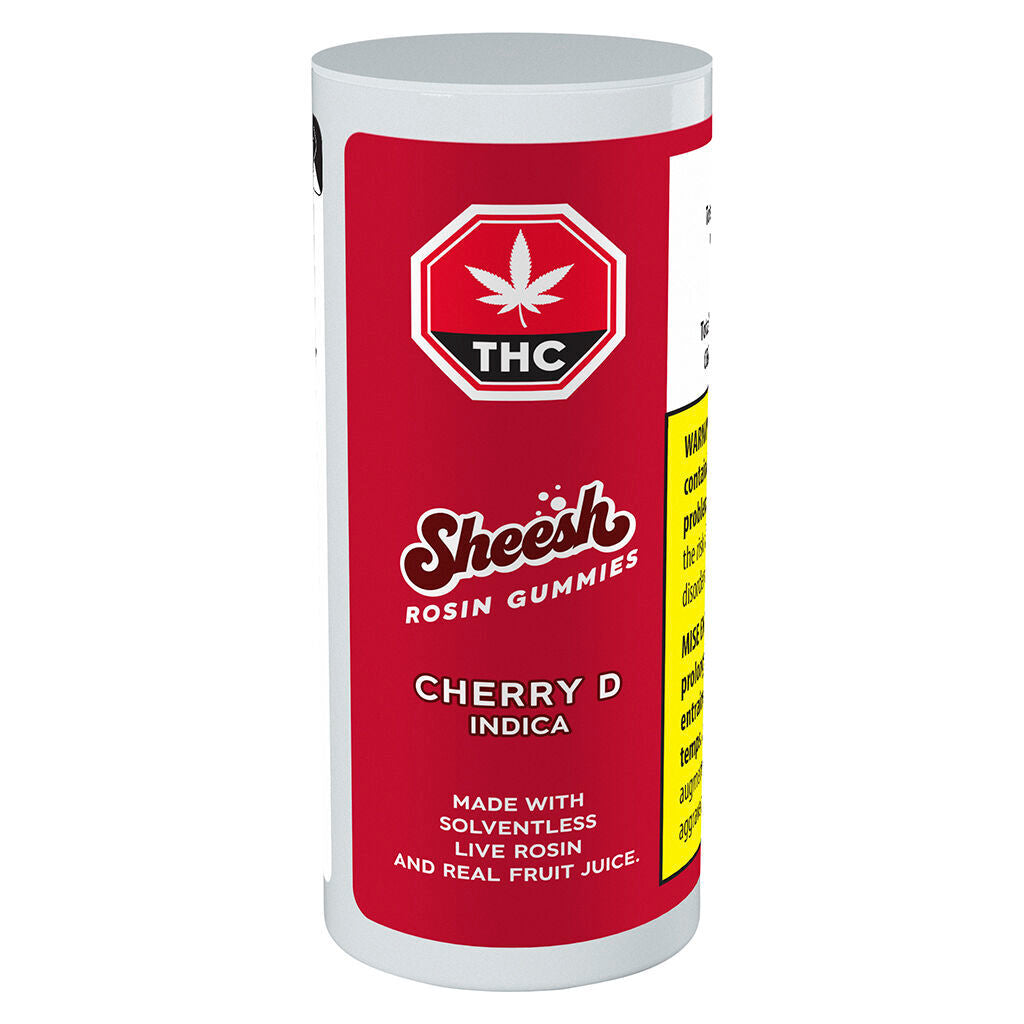 Cherry D Indica Live Rosin Gummies - 