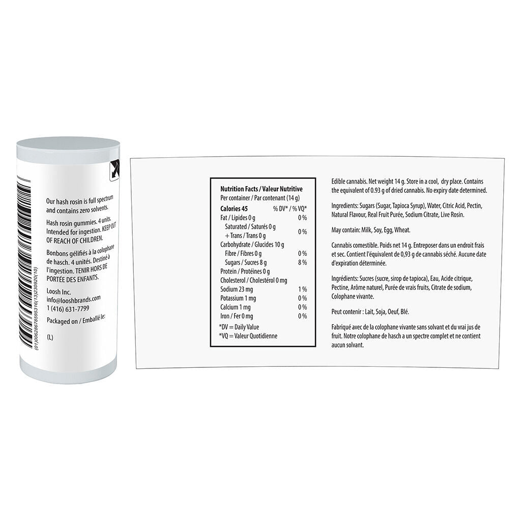 Banjorine Dream Sativa Live Rosin Gummies - 