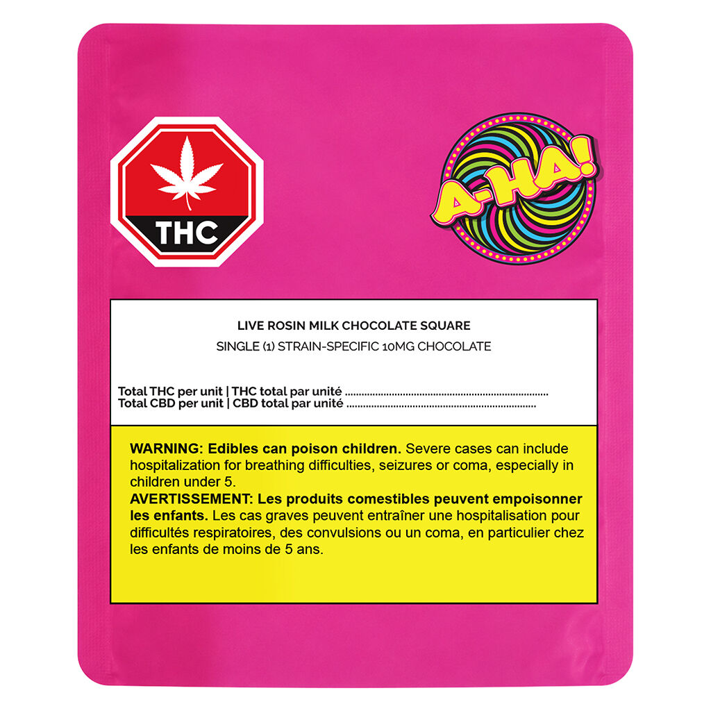 Live Rosin Milk Chocolate Square - 