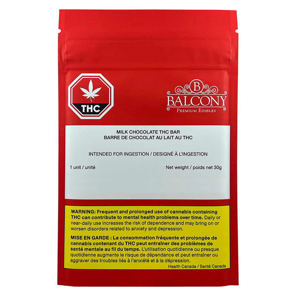 Barre de chocolat au lait au THC - 