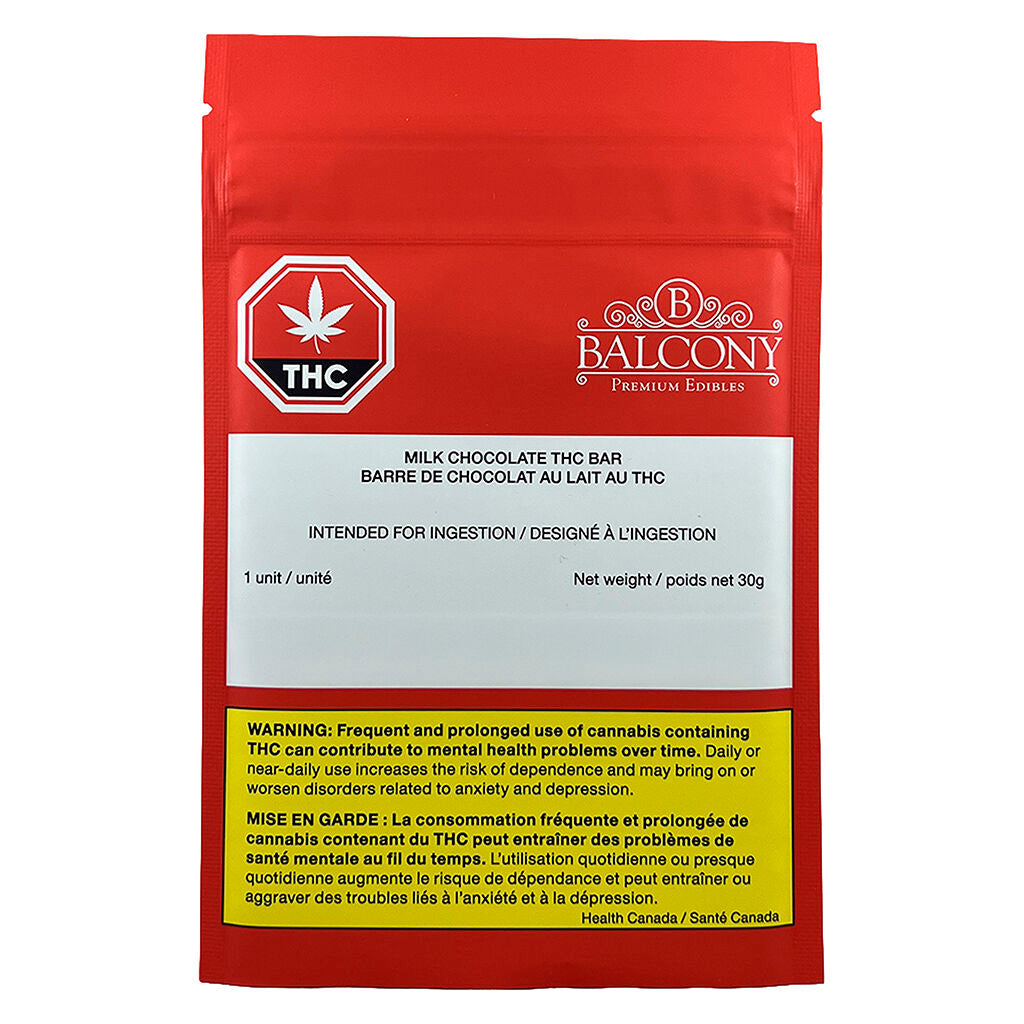 Emballage multiple barres de chocolat au lait à base de THC