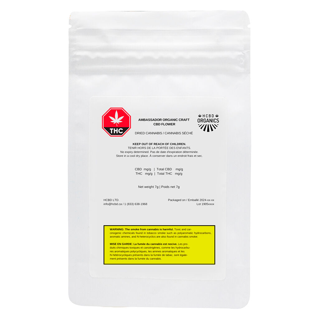 Ambassador Organic Craft CBD Flower - 