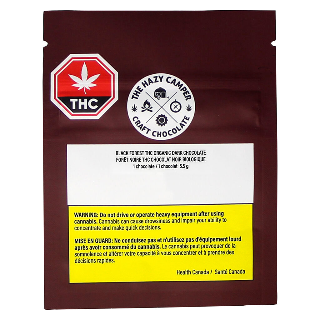 Black Forest THC Organic Dark Chocolate