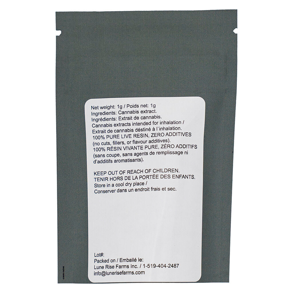 2:1 CBD/THC Lemon Zest Pure Live Resin - 