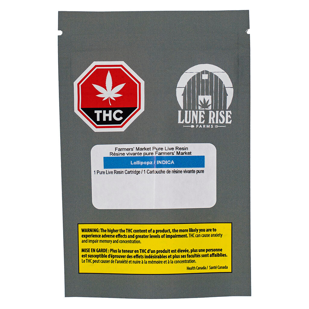 Farmers’ Market Pure Live Resin 510 Vape