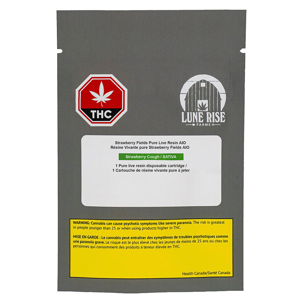 Strawberry Fields Pure Live Resin AIO - 