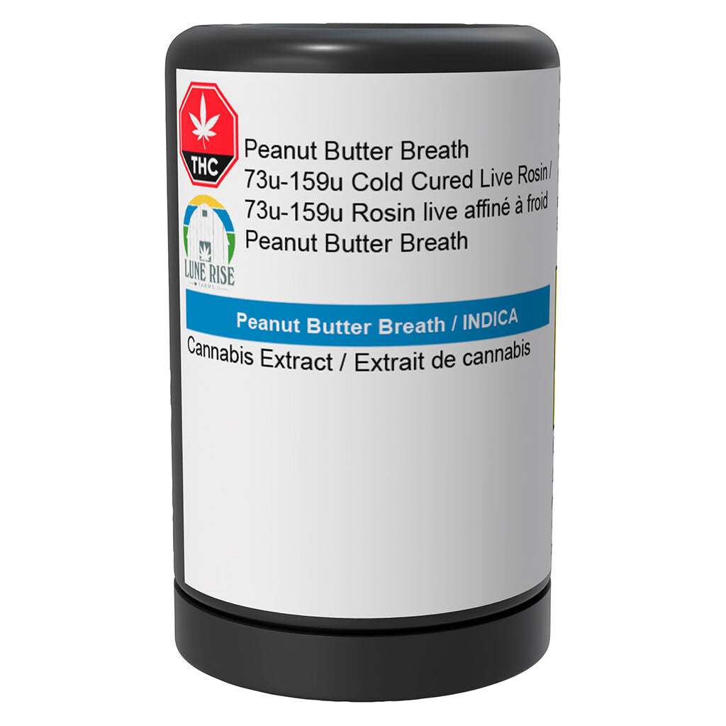 Peanut Butter Breath 73u-159u Cold Cured Live Rosin