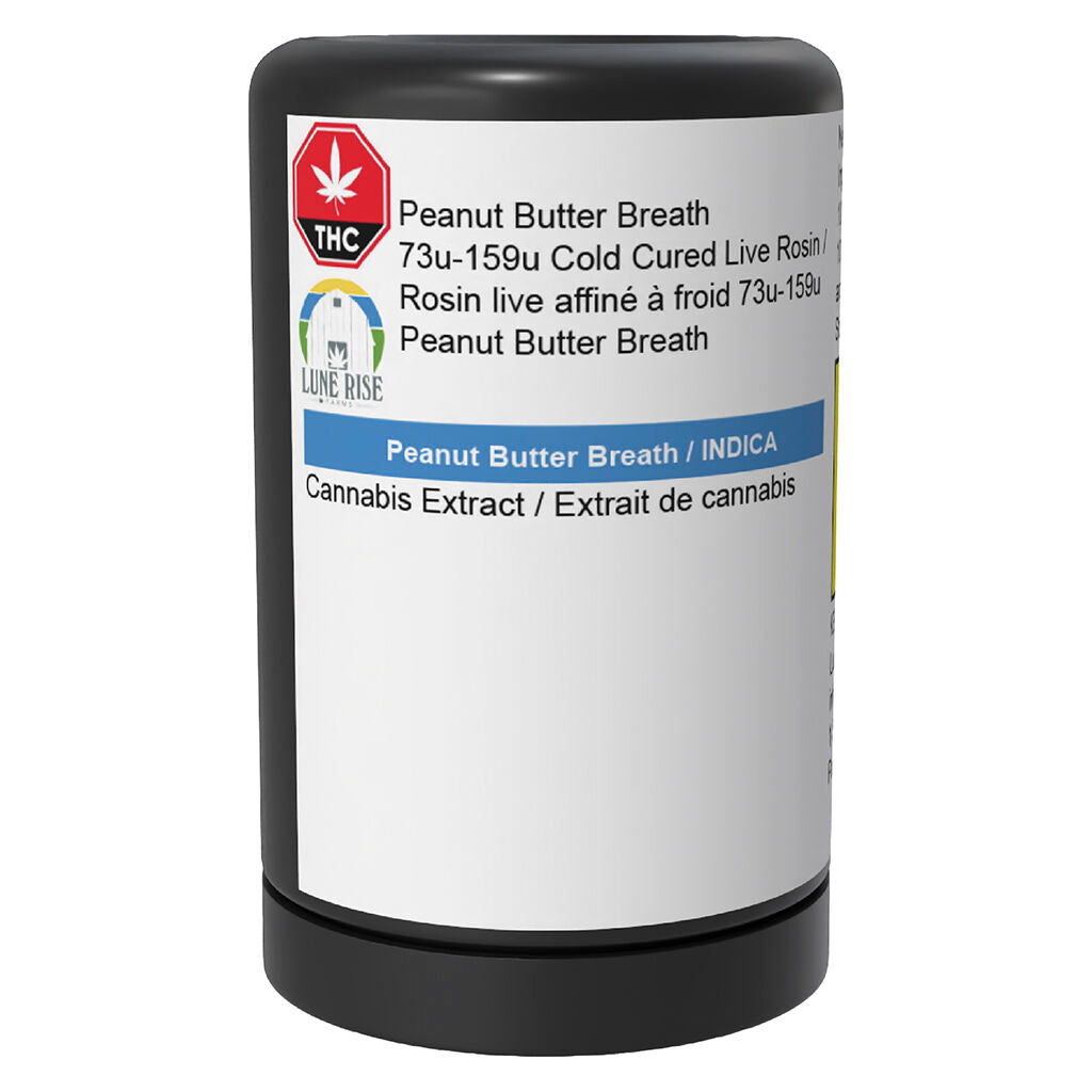 Peanut Butter Breath 73u-159u Cold Cured Live Rosin - 