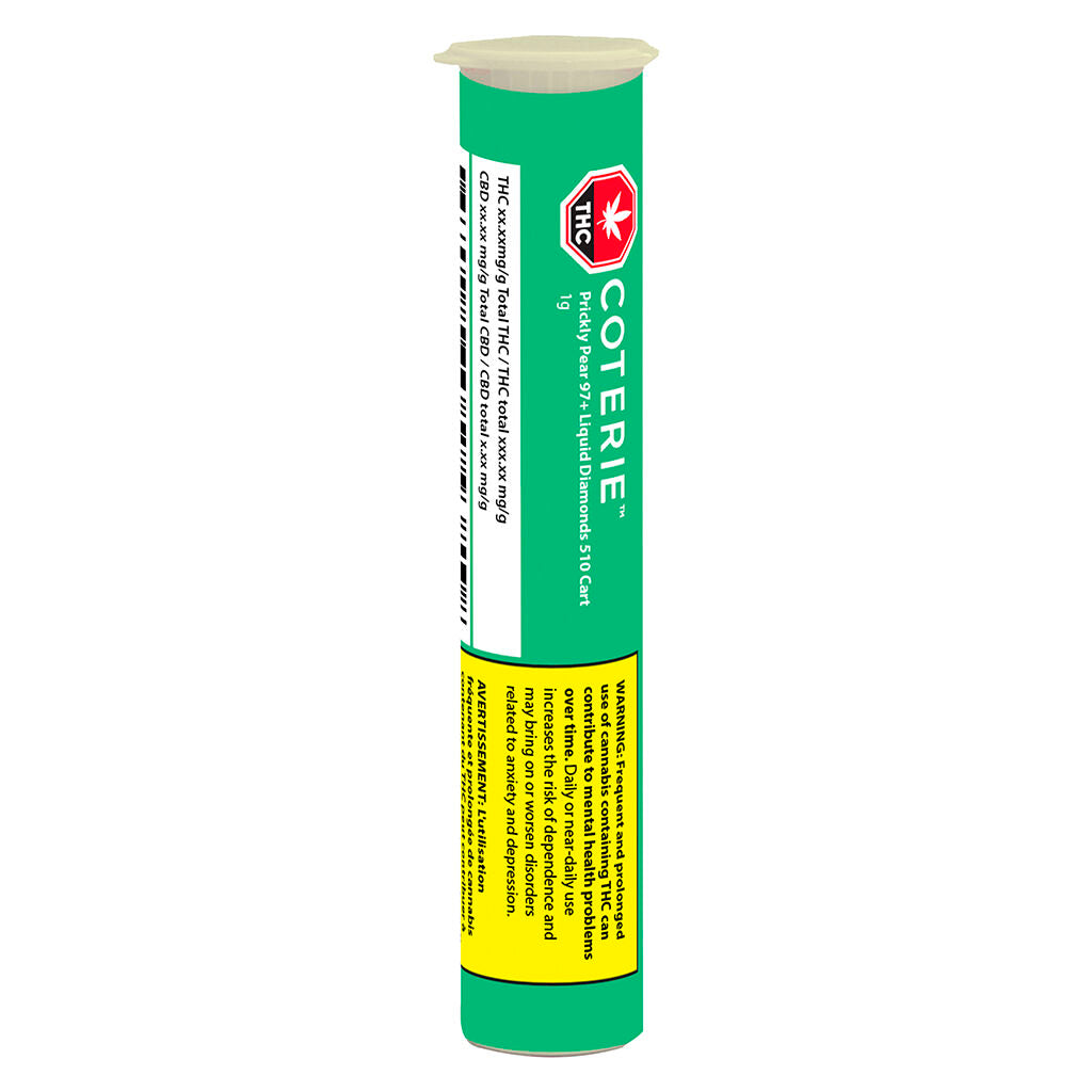 Prickly Pear 97+ Liquid Diamonds 510 Thread Cartridge - 
