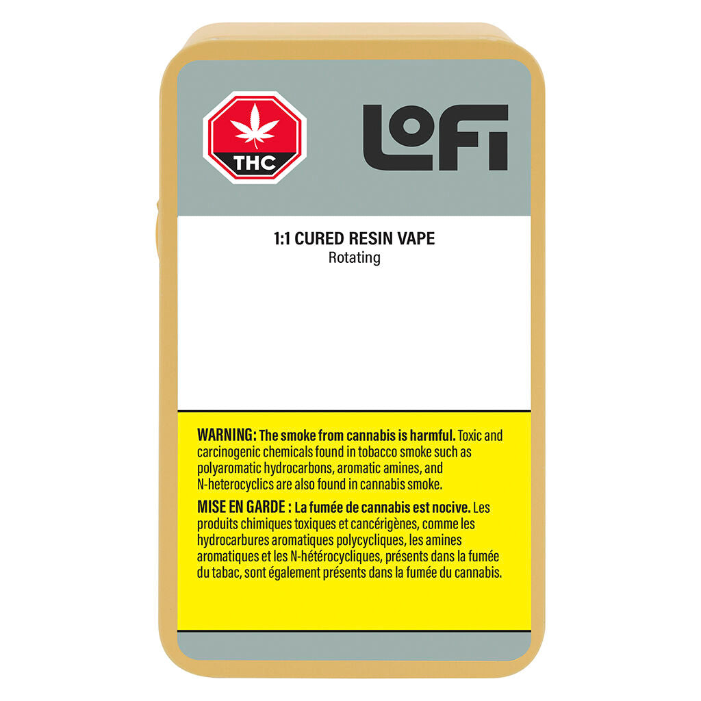 1:1 Cured Resin Vape 510 Thread Cartridge - 